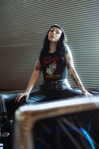 Bet On Yourself Crop Tank